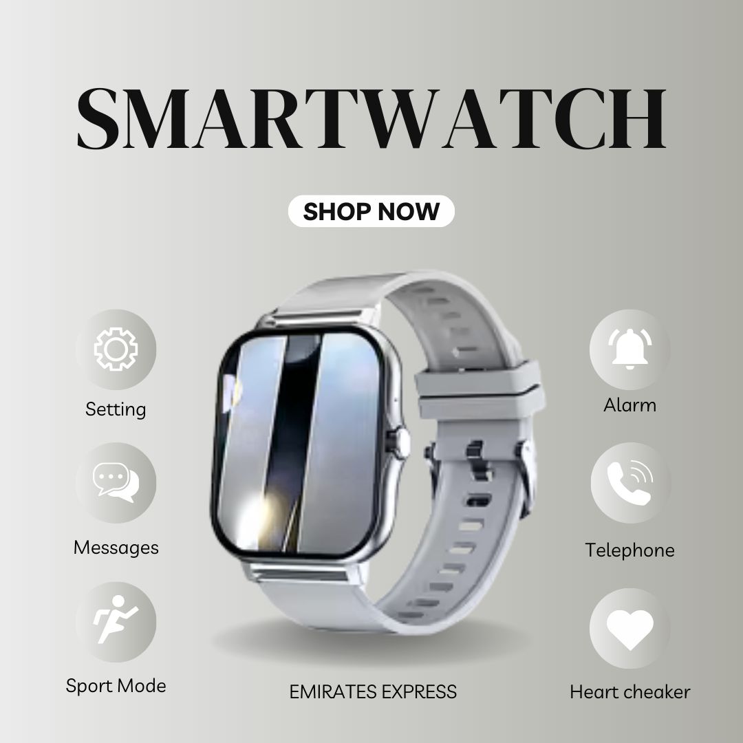 Smartwatch Display, 24H Health Sports Modes, – Emirates Express Shop
