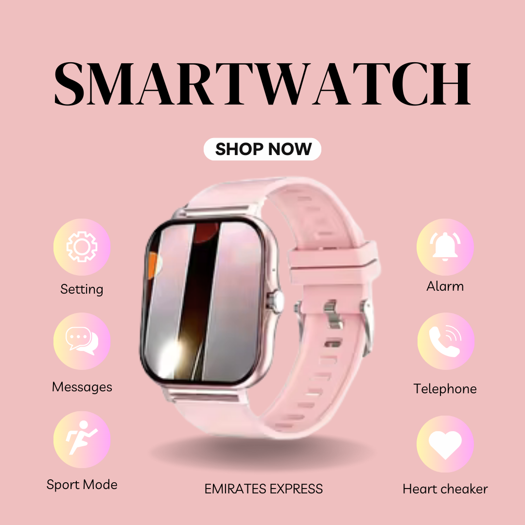 Smartwatch  Display, 24H Health Sports Modes,  – Emirates Express Shop